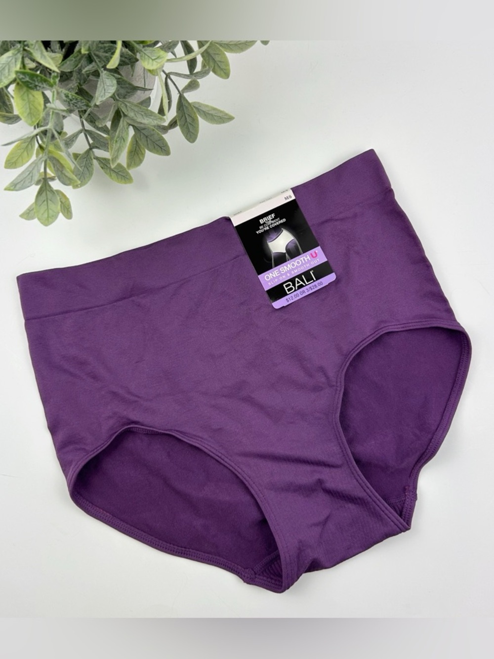 Bali One Smooth U All Over Smoothing Brief Women's Medium Style 2361